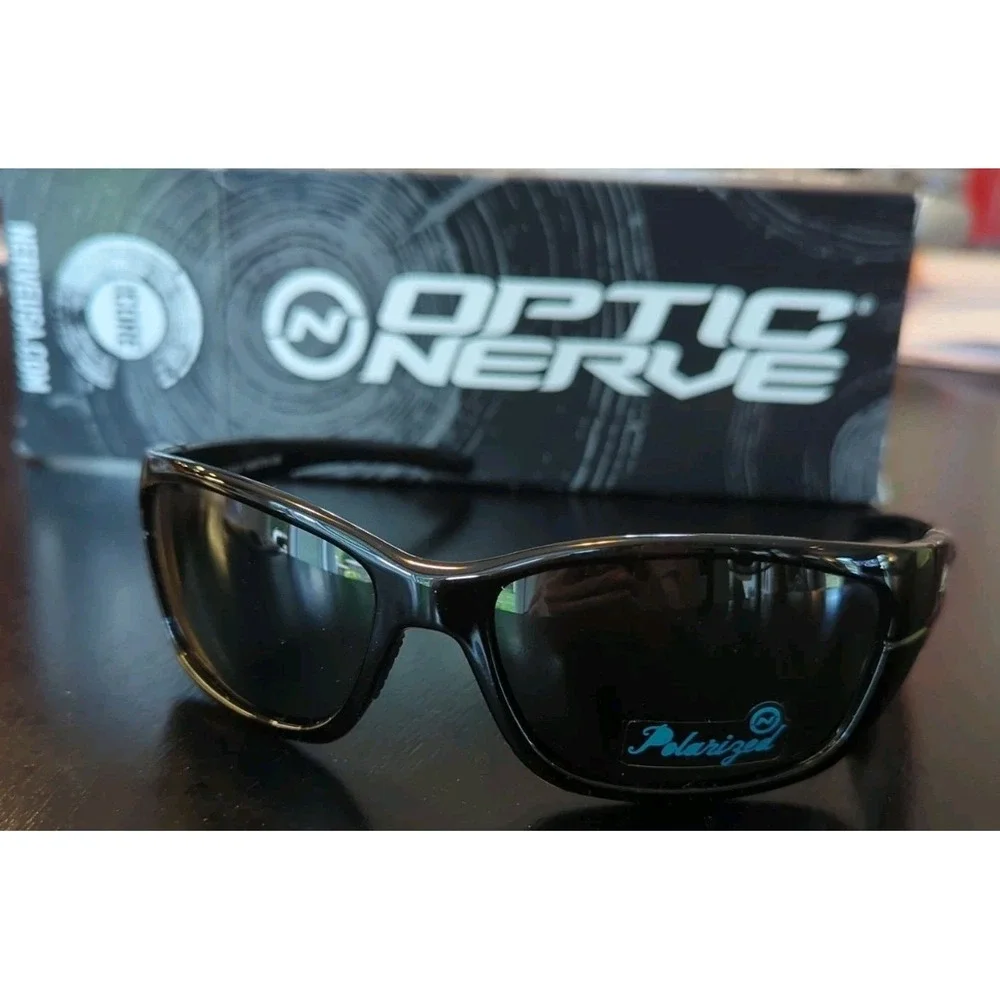 OPTIC NERVE Polarized Sunglasses‎ Krones Black